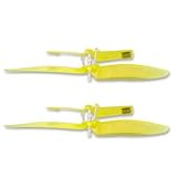 Two (2) Replacement Yellow Main Rotors for Mini Infrared Remote Control Electric Helicopters