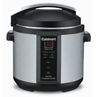 Cuisinart Electric Pressure Cooker 6-Quart , Brushed Stainless and Matte Black Model EPC-1200PC