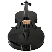 4/4 Full Size Black Maple Violin - WITH ACCESSORIES - Bow + Case + Rosin