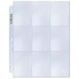 25 Ultra Pro Platinum Storage Pages: Gaming (Pokemon / YuGiOh / Magic) Trading Cards Collecting Pages (PLATINUM SERIES 9-Pocket Pages)