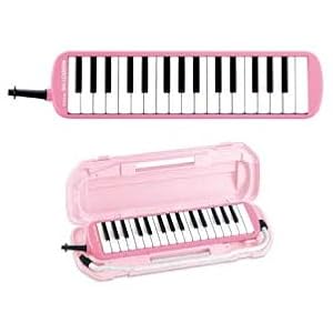 【クリックで詳細表示】【ドレミシール付】SUZUKI/スズキ メロディオン MX-32CP パステルピンク