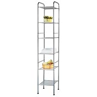 Home Basix 6 Tier Shelf, Chrome