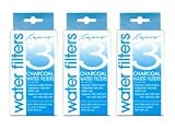 Capresso 4440.90-3PK 9 Charcoal Water Filters, 1 Year Supply (fits models 437 440 441 452 453 454 MT