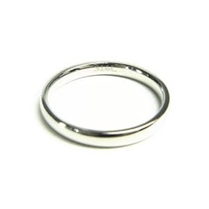 【クリックで詳細表示】超クール♪なシンプル サージカルステンレス リング (カラー：シルバー) 19号