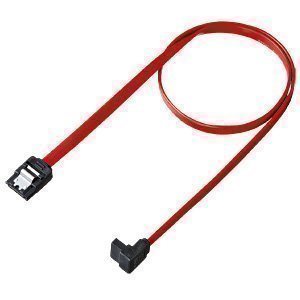 【クリックで詳細表示】SANWA SUPPLY TK-SATA-07UL 上L型シリアルATAケーブル 0.7m