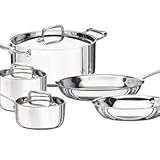 Tri-Ply Clad 8 Piece Tramontina Cookware Set