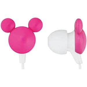 【クリックで詳細表示】ディズニーミューポッズ シルエットイヤホン オーディオ用 ヴィヴィッドピンク