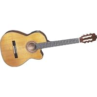 Espana Classical Solid Top Cut-a-Way Acoustic-Electric Guitar Mahogany