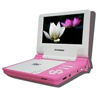 Sylvania SDVD7015 7 Inch Portable DVD Player (Pink)