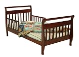 Dream On Me Classic Sleigh Toddler Bed, Cherry