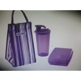 Tupperware Lunch Tote Set. Purple