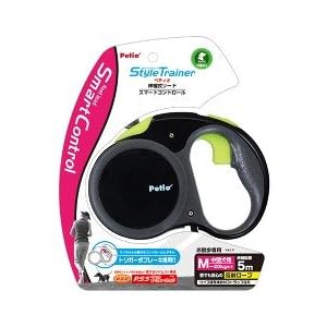 【クリックで詳細表示】ペティオ STリールリード スマートコントロール Mディープブラック