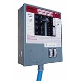 GenTran 3028 8-Circuit 30 Amp Transfer Switch For Up To 7500-Watt Generators