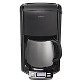 Krups FMF4-14 10-Cup Coffeemaker, Black and Stainless Steel