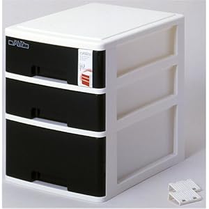 【クリックで詳細表示】収納BOX バンテ ブラック P-412 BK