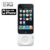 Mili Premium Power-Angel Extended Battery Backup and Stand - (White / 1200mAh) for ATandT Apple iPhone 3G 3GS and iPod Touch 2nd 3rd Generation