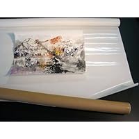 Silicone Paper for Dry Mounting Chinese Painting or Sumi-e(27 X 10 Yard)