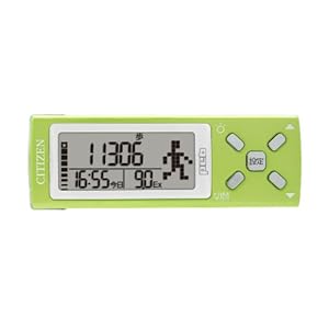 【クリックで詳細表示】シチズン(CITIZEN) 活動量計 スポーツウォーカー TR10-GR グリーン TR10-GR