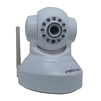 Foscam FI8918W Wireless/Wired Pan and Tilt IP Camera with 8 Meter Night Vision and 3.6mm Lens (67° Viewing Angle) - White NEWEST MODEL (replaces the FI8908W)