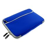 (6 Color options) Mivizu Apple iPad tablet case neoprene cover compatible with Apple iPad Wifi / 3G Model 16GB, 32GB, 64GB with dual zipper and front pocket