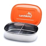 LunchBots Duo Stainless Steel Lunch Box/Food Container