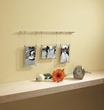 Umbra Trapeze Trio 4-Inch-by-6-Inch Hanging Glass Frames, Set of 3