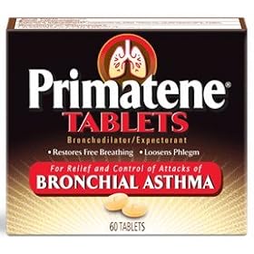 Click here to buy Primatene Tablets, Size: 60 by WYETH CONSUMER.