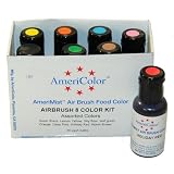 8-0.7oz Americolor AmeriMist AIRBRUSH FOOD COLORS-Cake