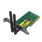 Sabrent Wireless LAN 802.11n PCI Network 300 Mps Wi-Fi Card Adapter