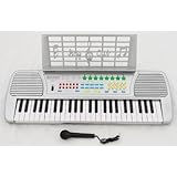 49 Keys Kids Musical Electronic Keyboard - Silver