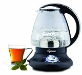 Capresso 260.03 PerfectTea Cordless 48-Ounce Electric Glass Kettle