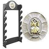 Deluxe 6Tier Wall Mounted Sword Display Stand W Samurai