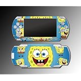 Spongebob Squarepants Cartoon game Decal Cover SKIN 8 for Sony PSP 1000 Playstation Portable