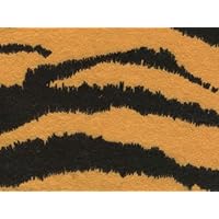 Printed Felt 9 Inch X12 Inch -Tiger