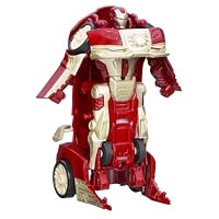 �f�� �w�A�C�A���}��3�x �}�[�x�� Marvel �n�X�u�� Hasbro �A�C�A���}�� �Ԃɕό`�I Motorized Battle Charger Vehicle �t�B�M���A �y���s�A���z ���{������