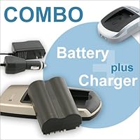 Canon {COMBO} NB-5L Compatible Li-Ion Battery VALUE PACK with {Charger Set- desktop AND vehicle/car charge}