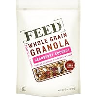 Feed Whole Grain Granola Cranberry Coconut Crunch, 12-Ounce Bags (Pack of 6)