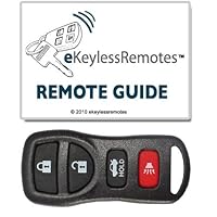2002-2006 Nissan Altima Keyless Entry Remote Fob Clicker With Free Do-It-Yourself Programming+ Free eKeylessRemotes Guide