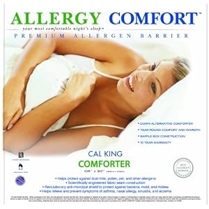 Natural Comfort Allergy-Shield s TM Luxurious Down Alternative Comforter