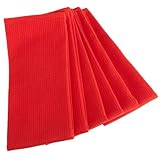 DII Waffle 18-Inch-by-28-Inch Kitchen Towel, Set of 6