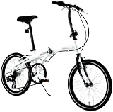 WACHSEN(ヴァクセン) 20インチ アルミフレーム 折りたたみ自転車 6段変速付き Weis(ヴァイス) BA-101 BA-101