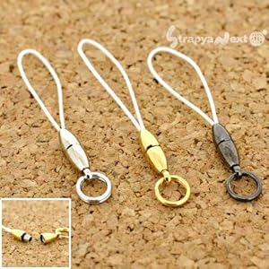 【クリックで詳細表示】[S-ジョイント三本セット！]お気に入りのモチーフをストラップに【S-ジョイント】(白紐/タイプA)SJS-2WH