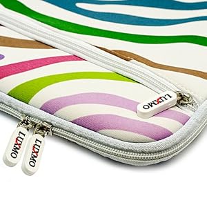 Elegant Rainbow Motorola Xoom Zebra Sleeve Cover