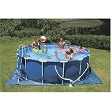 Intex 15-Foot-by-48-Inch Round Metal Frame Complete Pool Kit